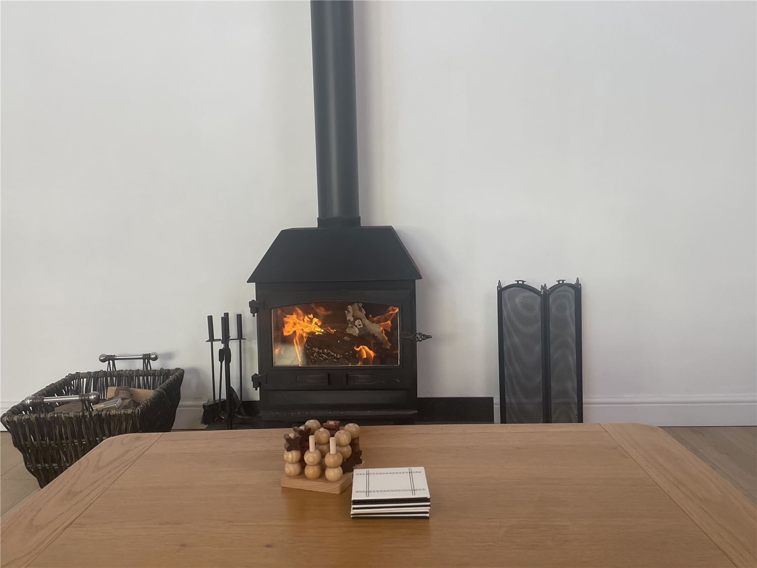 Relax in comfort with the Woodburner 